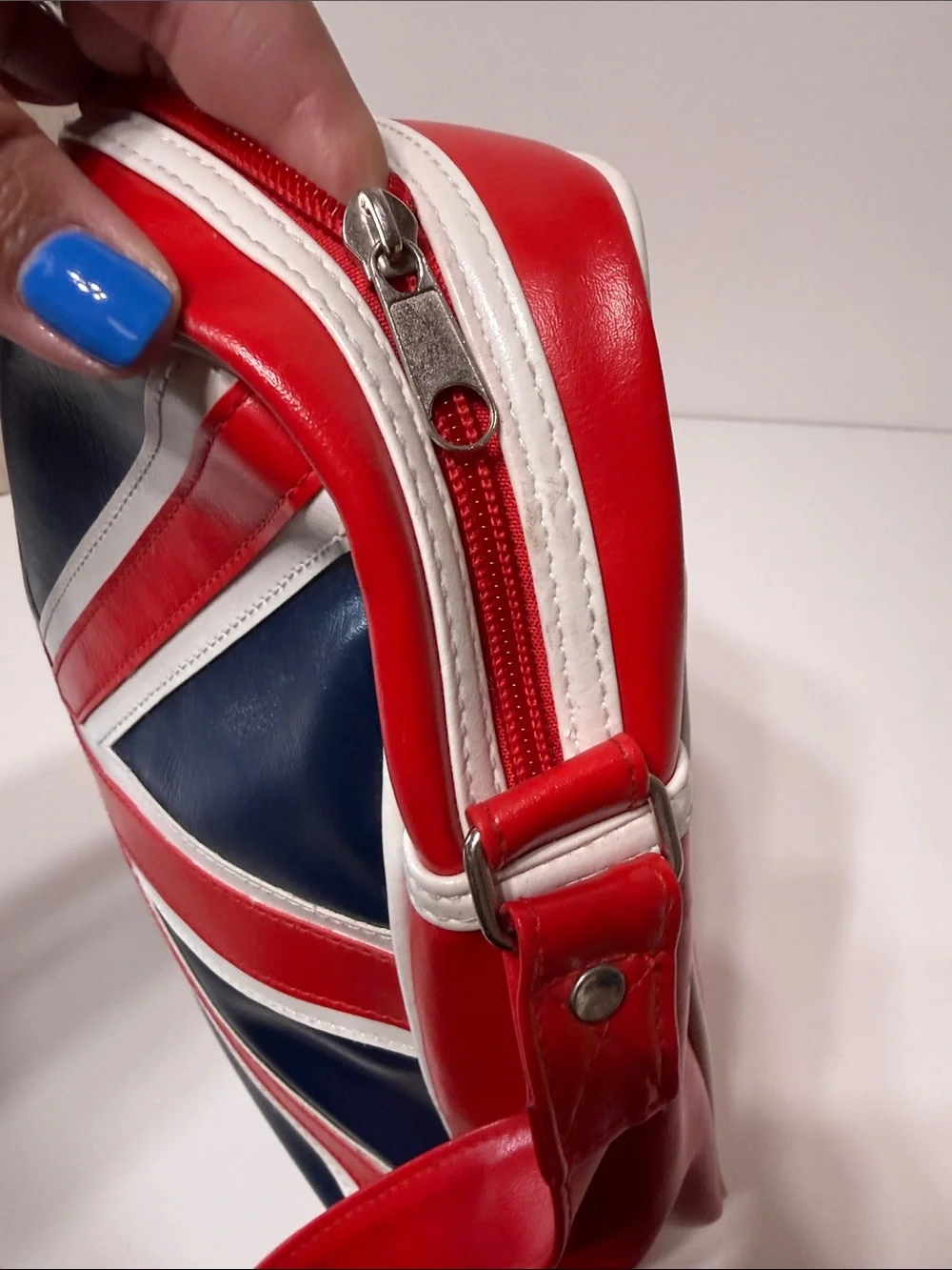 Vintage Lonsdale London Union Jack Crossbody Shoulder Bag